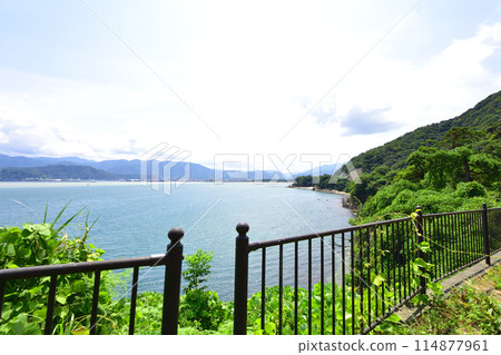 從福井縣敦賀市中心到伊呂濱地區的縣道風景(2022年夏季) 從福井縣敦賀市中心到伊呂濱地區的縣道風景(2022年夏季) 114877961