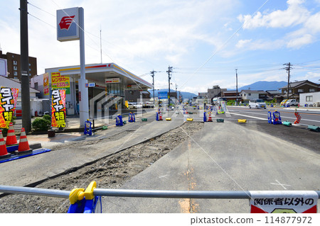A view of the prefectural road from the center of Tsuruga City, Fukui Prefecture to the Irohama district (Summer 2022) A view of the prefectural road from the center of Tsuruga City, Fukui Prefecture to the Irohama district (Summer 2022) 114877972
