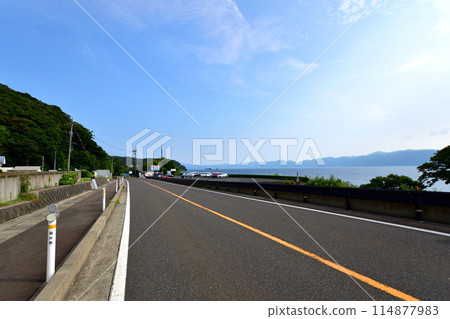 從福井縣敦賀市中心到伊呂濱地區的縣道風景(2022年夏季) 從福井縣敦賀市中心到伊呂濱地區的縣道風景(2022年夏季) 114877983