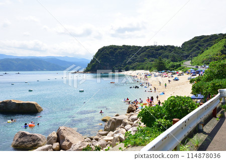 A view of the prefectural road from the center of Tsuruga City, Fukui Prefecture to the Irohama district (Summer 2022) 114878036