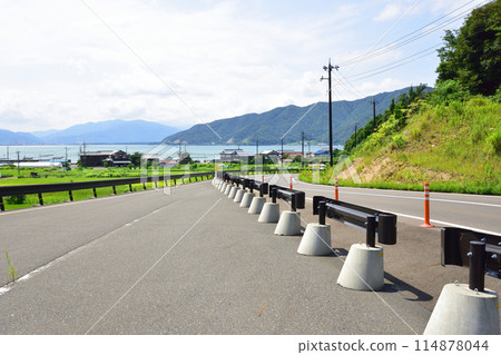 從福井縣敦賀市中心到伊呂濱地區的縣道風景（2022年夏季） 114878044