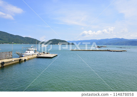 A view of the prefectural road from the center of Tsuruga City, Fukui Prefecture to the Irohama district (Summer 2022) 114878058