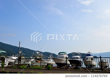 A view of the prefectural road from the center of Tsuruga City, Fukui Prefecture to the Irohama district (Summer 2022) A view of the prefectural road from the center of Tsuruga City, Fukui Prefecture to the Irohama district (Summer 2022) 114878769