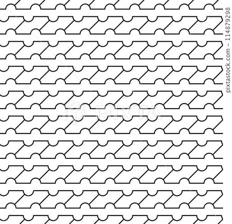 Seamless elegant vector background with repeating geometric elements 114879298