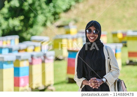 A Journey Through Nature's Beehives with an African American Muslim Woman A Journey Through Nature's Beehives with an African American Muslim Woman 114880478
