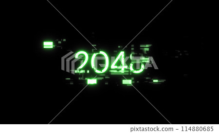3D rendering 2048 text with screen effects of technological glitches 3D rendering 2048 text with screen effects of technological glitches 114880685