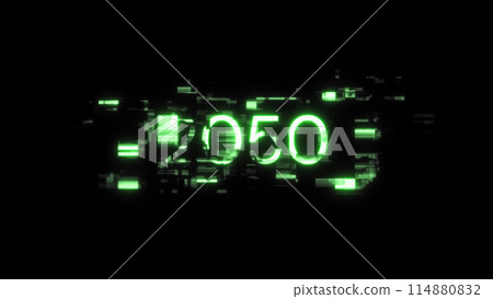 3D rendering 2050 text with screen effects of technological glitches 3D rendering 2050 text with screen effects of technological glitches 114880832