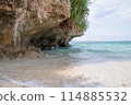 Okinawa coast beach rock 114885532