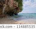 Okinawa coast beach rock 114885535