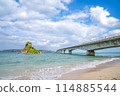 Okinawa Kouri Bridge Bridge Undersea Road Spectacular View 114885544