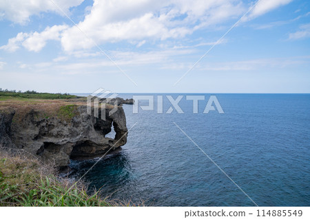 Okinawa Manzamo Cliffs Spectacular View Okinawa Manzamo Cliffs Spectacular View 114885549