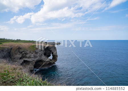 Okinawa Manzamo Cliffs Spectacular View 114885552