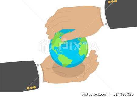 3D Isometric Flat Illustration of Save The World, Environmental Protection 3D Isometric Flat Illustration of Save The World, Environmental Protection 114885826
