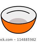 An empty bowl 114885982