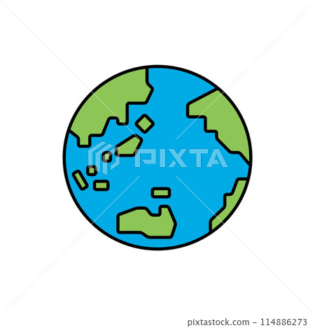 Illustration of the Earth 114886273