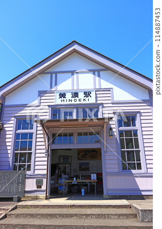 Scenery of Mino Station, Mino City, Gifu Prefecture Scenery of Mino Station, Mino City, Gifu Prefecture 114887453