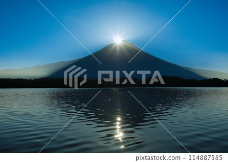 夏日狸湖 W 鑽石富士 靜岡縣富士宮市 114887585