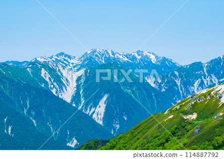 夏季攀登椿山(從北椿山頂眺望立山、劍岳) 夏季攀登椿山(從北椿山頂眺望立山、劍岳) 114887792