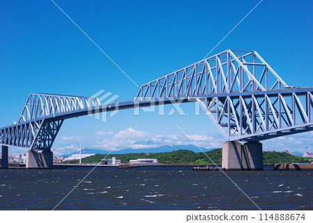 東京大橋和富士山 114888674