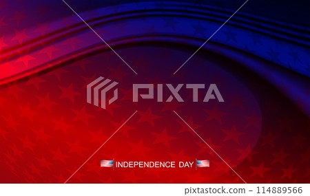 Festive background with stars, USA Independence Day Festive background with stars, USA Independence Day 114889566