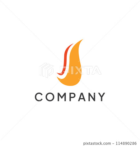 Fire or flame logo, fireball logo, and embers. Using a vector illustration template design concept. Fire or flame logo, fireball logo, and embers. Using a vector illustration template design concept. 114890286
