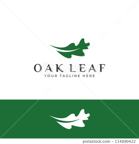 Autumn oak leaf logo and oak tree logo. With easy and simple editing of vector illustration. Autumn oak leaf logo and oak tree logo. With easy and simple editing of vector illustration. 114890422