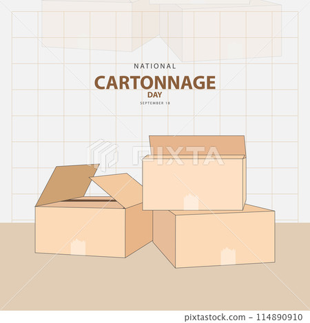 National Cartonnage Day on september 18 National Cartonnage Day on september 18 114890910