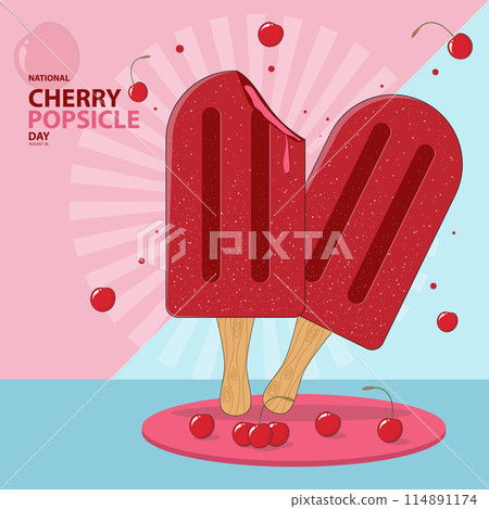 National Cherry Popsicle Day on august 25 114891174