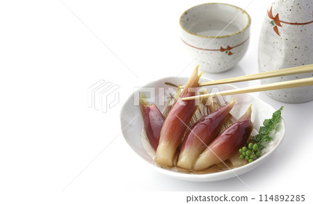 清爽可口！醃漬薑（白底、白底） 114892285