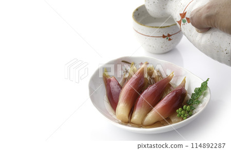 清爽可口！醃漬薑（白底、白底） 114892287