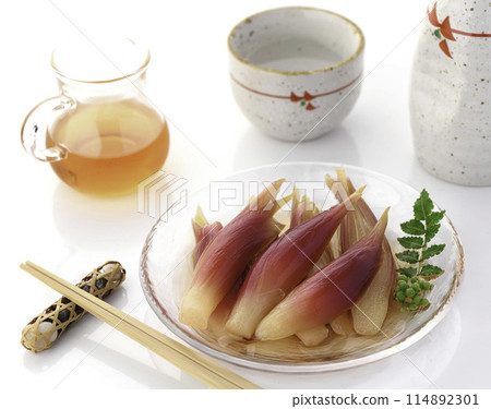 清爽可口！醃漬薑（白底、白底） 114892301