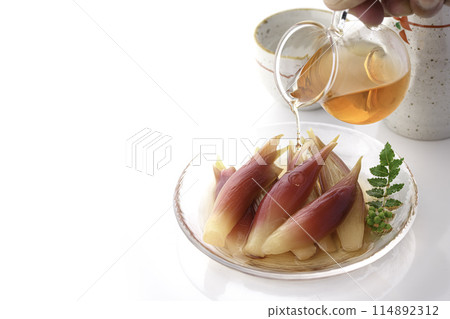 清爽可口！醃漬薑（白底、白底） 114892312