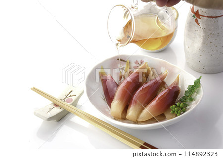 清爽可口！醃漬薑（白底、白底） 114892323