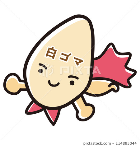 白芝麻英雄人物插畫 114893044