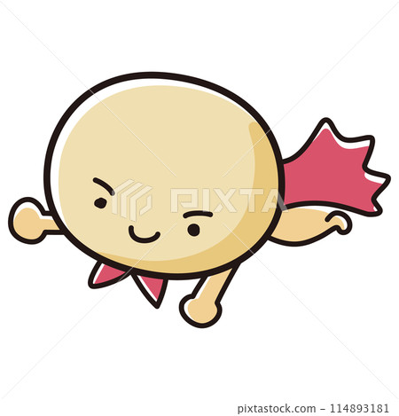 大豆英雄人物插圖 114893181