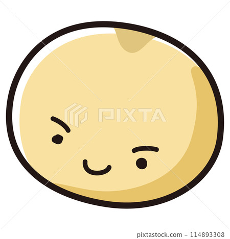 Illustration of barnyard millet (grain) character Illustration of barnyard millet (grain) character 114893308