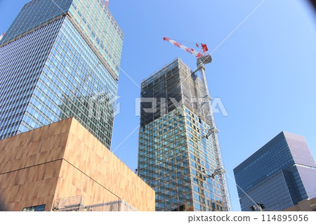 Redevelopment is underway in front of Osaka Station, Container Yard Umeda Redevelopment is underway in front of Osaka Station, Container Yard Umeda 114895056