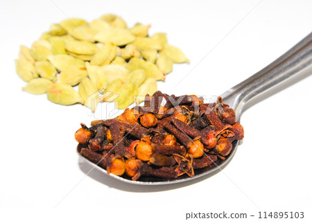A picture of clove with Cardamom A picture of clove with Cardamom 114895103