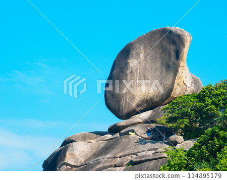 山頂觀景台「帆岩」（泰王國斯米蘭群島唐老鴨灣） 114895179