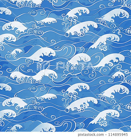 日式波浪紋設計 114895945