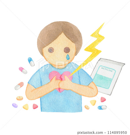 Suffering/sad boy/man 01 114895950