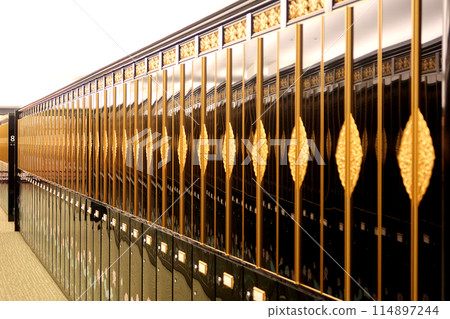 A row of locker-style ossuaries 2 A row of locker-style ossuaries 2 114897244