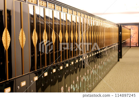 A row of locker-style ossuaries 3 114897245