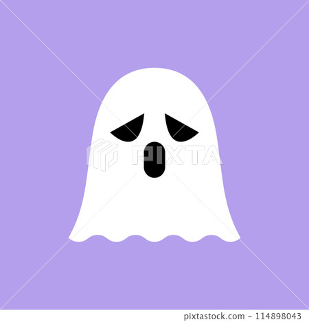 簡單的萬聖節顏色圖標 114898043