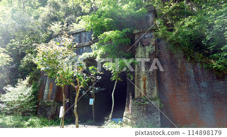 愛氣隧道群的藍楓紅磚 愛氣隧道群的藍楓紅磚 114898179