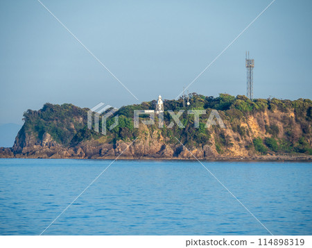 Himesaki Lighthouse on Sado Island (Sado City, Niigata Prefecture) 114898319