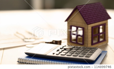 Home Coins Real Estate Property Loan Sale Concept 114899746