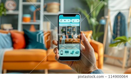 Try furniture or apparel virtually at home before buying with AR on your smartphone. 114900064