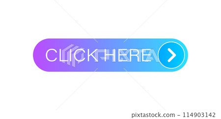 Click here banner icon in flat style. Ecommerce vector illustration on isolated background. Shopping sign business concept. Click here banner icon in flat style. Ecommerce vector illustration on isolated background. Shopping sign business concept. 114903142