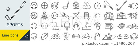 sport icon set 114903207